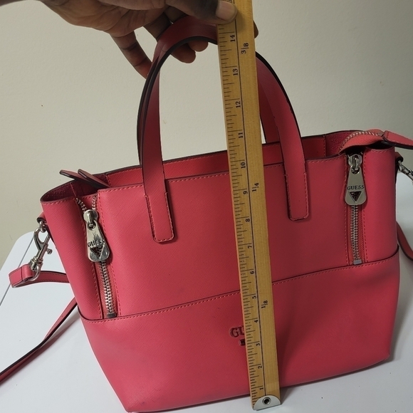 GUESS handbag/cross body bag in Coral  color - Picture 15 of 16